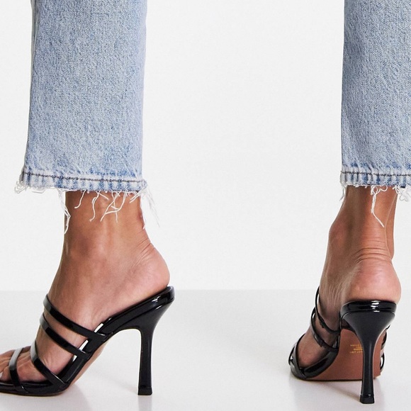 Pointed Insole Heeled Heels - Black - Picture 3 of 3